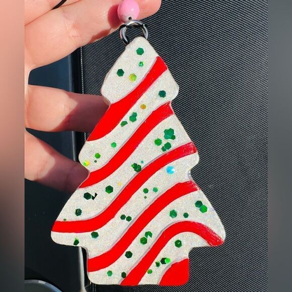 𝅺Little Debbie Christmas Cake Large Car Freshie, Bite Me - Picture 1 of 4